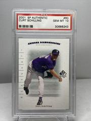 Curt Schilling Baseball Cards 2001 SP Authentic Prices