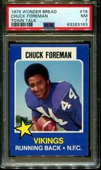 Chuck Foreman [Town Talk] Football Cards 1975 Wonder Bread Prices