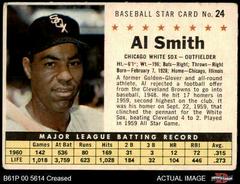 Al Smith [Perforated] #24 Baseball Cards 1961 Post Cereal Prices