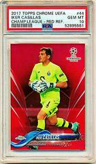 Iker Casillas [Red Refractor] Soccer Cards 2017 Topps Chrome UEFA Champions League Prices