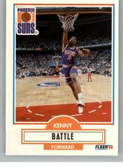Kenny Battle Basketball Cards 1990 Fleer Update Prices