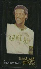 Rickey Henderson [Mini Stained Glass] #46 Baseball Cards 2019 Topps Allen & Ginter Prices