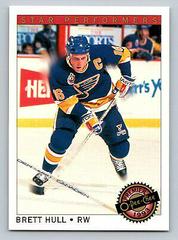 BRETT HULL #21 Hockey Cards 1992 O-Pee-Chee Premier Star Performers Prices