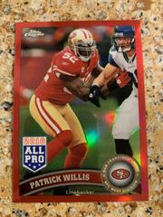 Patrick Willis [Red Refractor] #80 Football Cards 2012 Topps Chrome Prices