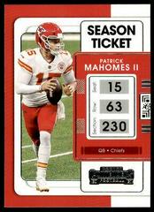 Patrick Mahomes II Football Cards 2021 Panini Contenders Prices