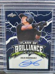 Julio Rodriguez [Blue] Baseball Cards 2020 Leaf Flash of Brilliance Autographs Prices