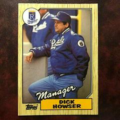 Dick Howser #18 Baseball Cards 1987 Topps Tiffany Prices