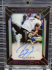 Ray Lewis [Silver] #SM-RLE Football Cards 2022 Panini Black Smoke Show Signatures Prices