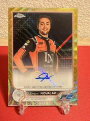 Clement Novalak [Gold Wave] #CAC-CN Racing Cards 2022 Topps Chrome Formula 1 Autographs Prices