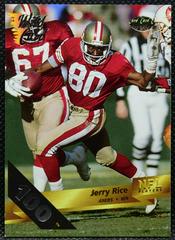 Jerry Rice [100 Stripe] Football Cards 1993 Wild Card Prices