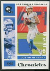 Justin Herbert [Jersey] #53 Football Cards 2020 Panini Chronicles Prices