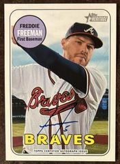 Freddie Freeman #FF Baseball Cards 2018 Topps Heritage Real One Autographs Prices
