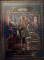 Solo Sikoa [Blue Shimmer Prizm] #114 Wrestling Cards 2022 Panini Prizm WWE Prices
