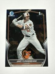 Jake Cunningham [Black Sapphire] #BDC-198 Baseball Cards 2023 Bowman Draft Chrome Sapphire Prices