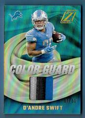 D'Andre Swift [Prime] #CG-12 Football Cards 2022 Panini Zenith Color Guard Prices