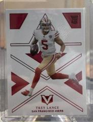 Trey Lance [Red] Football Cards 2021 Panini Chronicles Vertex Prices