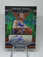 Cameron Johnson [Green Shimmer] #CJN Basketball Cards 2019 Panini Prizm Rookie Signatures Prices