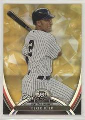 Derek Jeter [Gold] #81 Baseball Cards 2013 Bowman Platinum Prices