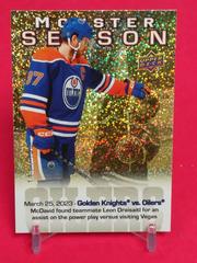 Connor McDavid [Gold] #MS-73 Hockey Cards 2023 Upper Deck Monster Season Prices