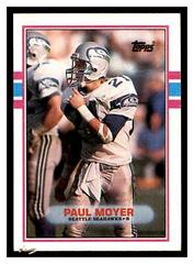 Paul Moyer #187 Football Cards 1989 Topps Prices