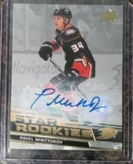 Pavel Mintyukov [Autograph] #21 Hockey Cards 2023 Upper Deck Star Rookies Prices