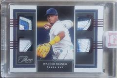 Wander Franco [Red] Baseball Cards 2022 Panini Three and Two Rookie Quad Jerseys Prices