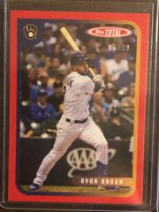 Ryan Braun [Red] #126 Baseball Cards 2020 Topps Total Prices