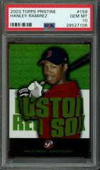 Hanley Ramirez #159 Baseball Cards 2003 Topps Pristine Prices