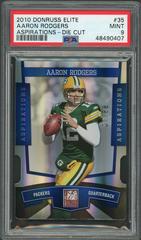 Aaron Rodgers [Aspirations Die Cut] #35 Football Cards 2010 Panini Donruss Elite Prices