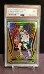 D'Angelo Russell [Mirror Gold] #111 Basketball Cards 2020 Panini Certified Prices