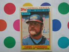 Greg Luzinski Baseball Cards 1984 Topps Cereal Series Prices