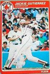 Jackie Gutierrez #160 Baseball Cards 1985 Fleer Prices