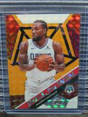 Kawhi Leonard [Orange Fluorescent] #4 Basketball Cards 2019 Panini Mosaic Will to Win Prices