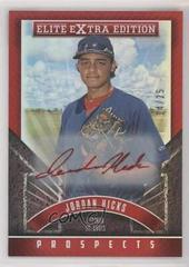 Jordan Hicks [Prospects Signature Green Ink] Baseball Cards 2015 Panini Elite Extra Edition Prices