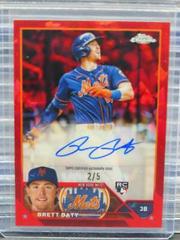 Brett Baty [Red] Baseball Cards 2023 Topps Chrome Update Sapphire Autographs Prices