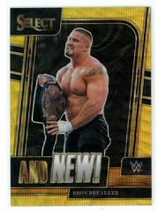 Bron Breakker [Gold Wave] #5 Wrestling Cards 2023 Panini Select WWE And NEW Prices
