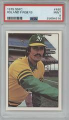 Roland Fingers #480 Baseball Cards 1975 SSPC Prices