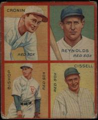 Bishop, Cissell, Cronin, Reynolds #5E Baseball Cards 1935 Goudey 4 in 1 Prices