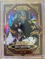 Jonas Johansson [Red] Hockey Cards 2020 Upper Deck Stature Prices