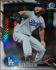 Clayton Kershaw Baseball Cards 2016 Bowman Chrome National Refractors Prices