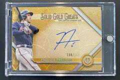 Freddie Freeman #GGA-FF Baseball Cards 2022 Topps Tribute Solid Gold Greats Autographs Prices