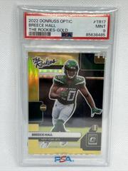 Breece Hall [Gold] #TR-17 Football Cards 2022 Panini Donruss Optic The Rookies Prices