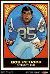 Bob Petrich #126 Football Cards 1967 Topps Prices