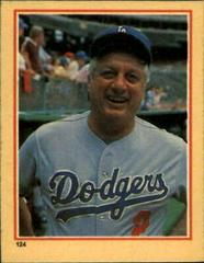 Tom Lasorda Baseball Cards 1984 Fleer Stickers Prices