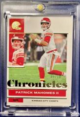 Patrick Mahomes II [Gold] #54 Football Cards 2021 Panini Chronicles Prices