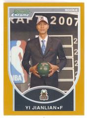 YI Jianlian [Gold Refractor] Basketball Cards 2007 Bowman Chrome Prices