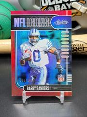 Barry Sanders [Spectrum Red] #9 Football Cards 2019 Panini Absolute NFL Icons Prices