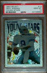 Troy Aikman Football Cards 1993 Panini Select Young Stars Prices