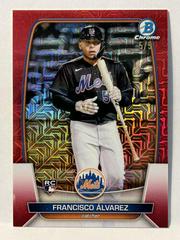 Francisco Alvarez [Mega Box Mojo Red] #49 Baseball Cards 2023 Bowman Prices