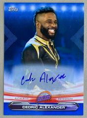 Cedric Alexander [Autograph Blue] Wrestling Cards 2019 Topps WWE RAW Prices
